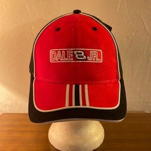 Dale Earnhardt Jr. Budweiser Hat Winner's Circle #8 Fitted Red Black Cap - NWOT